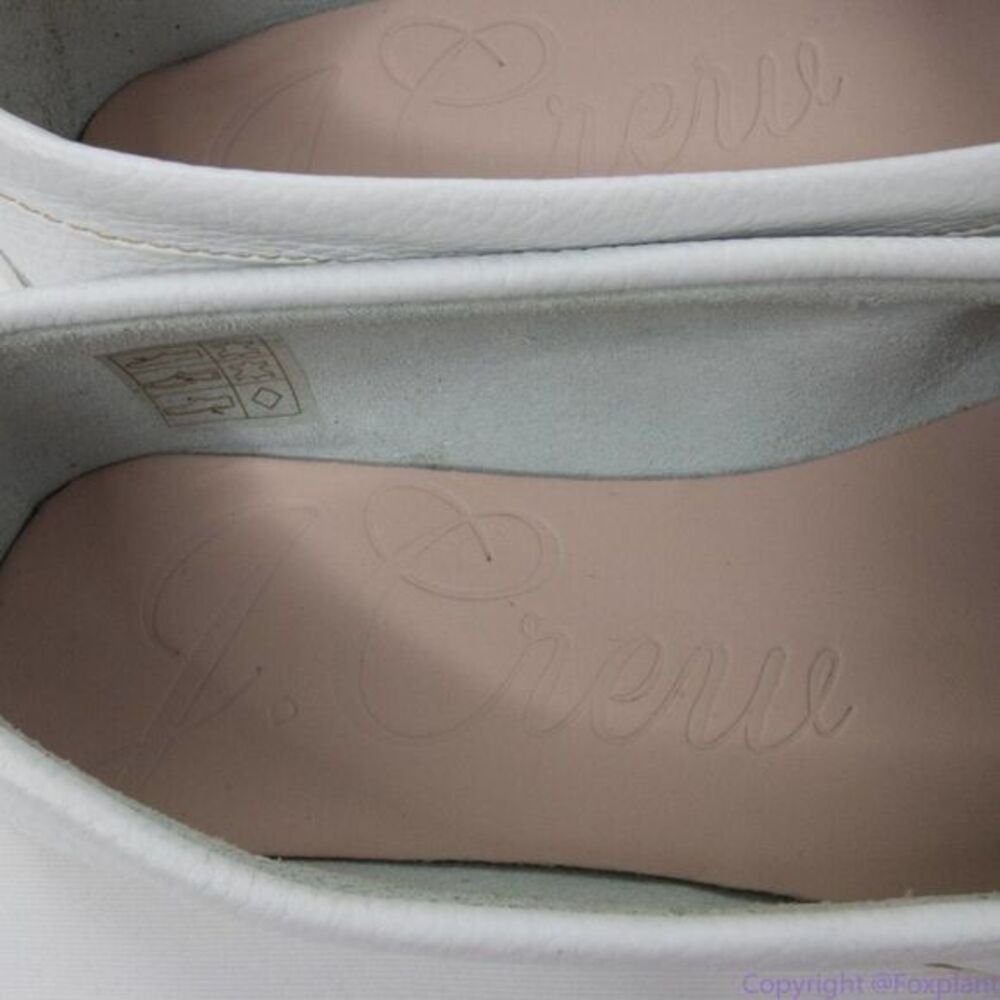J. Crew Soft unlined leather loafers, size 9, color white, new in box - Picture 8 of 14